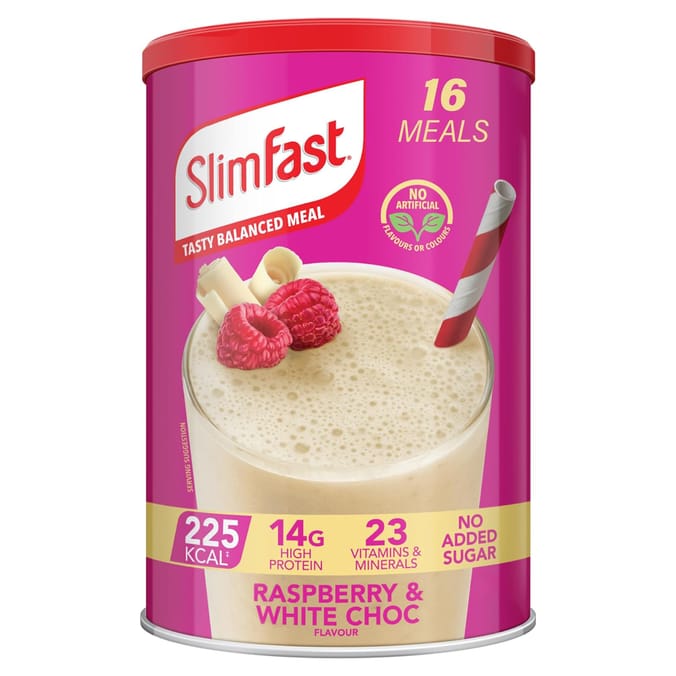 SlimFast Meal Shake 584g - Raspberry & White Choc