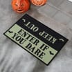 Hallow Scream Washable Door Mat - Enter If You Dare