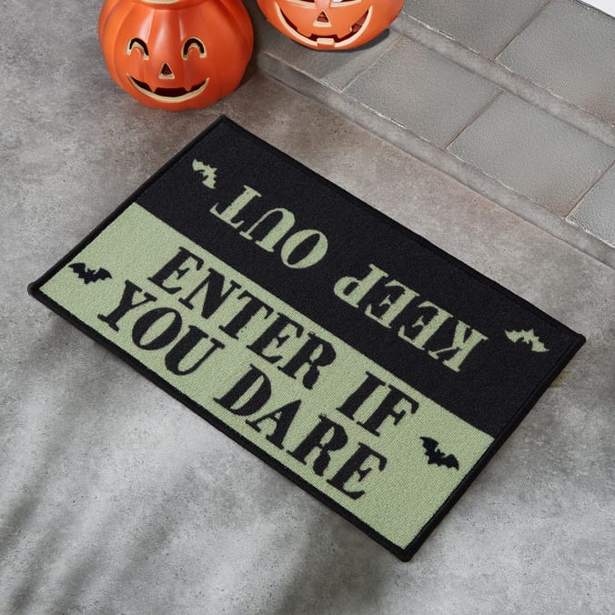Hallow Scream Washable Door Mat - Enter If You Dare