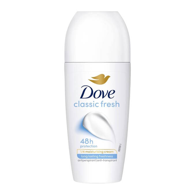Dove Classic Fresh Anti Perspirant Roll-On Deodorant 50ml