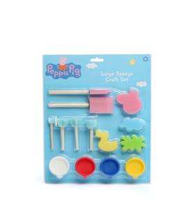 Peppa Pig Large Sponge Craft Set