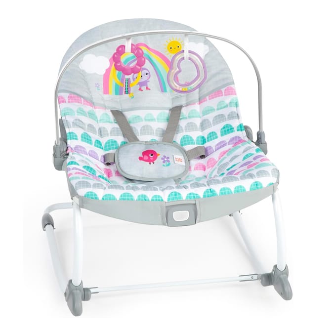 Bright Starts Rosy Rainbow Infant to Toddler Rocker