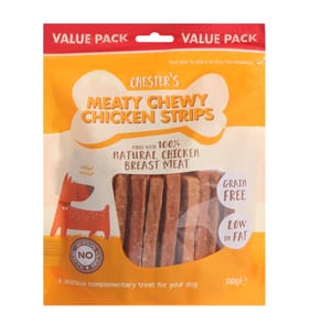 Chester's Meaty Chewy Chicken Strips 330g