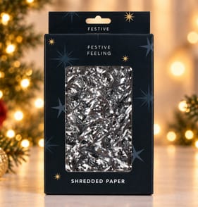 Festive Feeling Shredded Tinsel - Silver