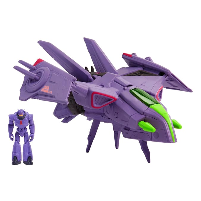 Disney Pixar Lightyear Zurg Fighter Ship & Zurg Figure