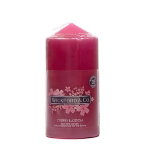 Wickford & Co. Scented Small Pillar Candle - Cherry Blossom