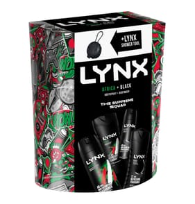Lynx Body Quad Gift Set - The Supreme Squad Africa/Black