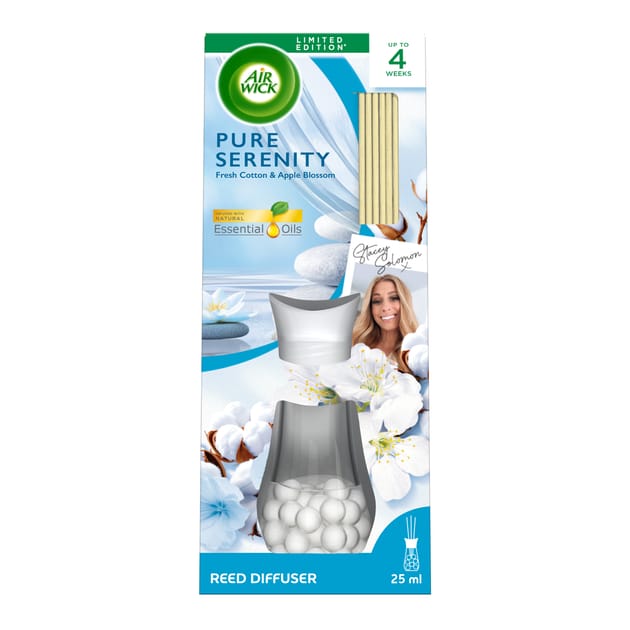 Essential Oil Reeds Air Wick Pure Serenity Essential Oils Reeds Diffuser 25ml | Home Bargains