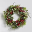 Winter Charm Red Berry 24" Wreath