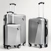 Salisburys Hard Shell Suitcase - Silver