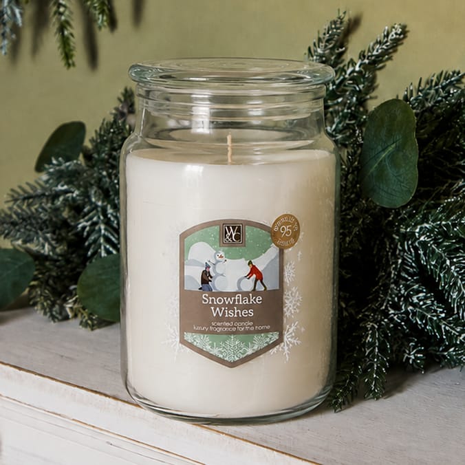 Wickford & Co Scented Candle 18oz - Snowflake Wishes