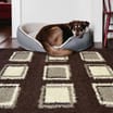 Essentials Verve Shaggy Cube Rug - Chocolate