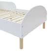 Liberty House Toys Toddler Bed and Table and Two Chairs Set - White