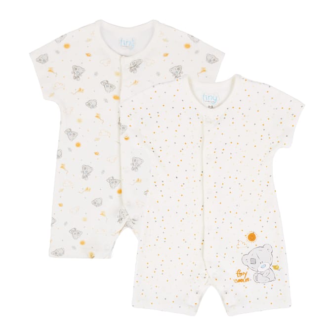 Tiny Tatty Teddy Rompers 2 Pack