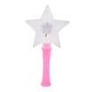 Let's Play Flashing LED Star Wand - Pink