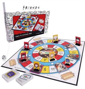 Friends Race To Central Perk Trivia Board Game