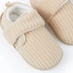 Pure Baby Natural Velcro Slippers