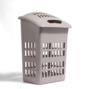 Home Utility Upright Laundry Basket - Cream
