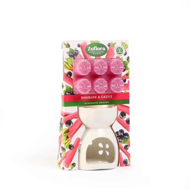 Zoflora Rhubarb & Cassis Burner & Wax Melts Home Bargains