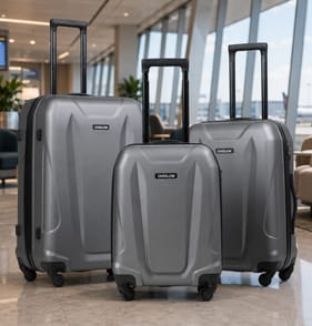 Overlow Suitcase Set Of 3 - Grey