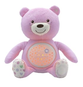 Chicco First Dreams Baby Bear Projector Plush (Pink)
