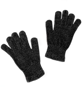 Originals Winter Ladies Chenille Gloves - Black