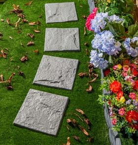 Jardin Stone Effect Stepping Stones 4 Pack