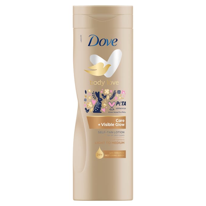 Dove Visible Glow Fair to Medium Self Tan Lotion 400ml