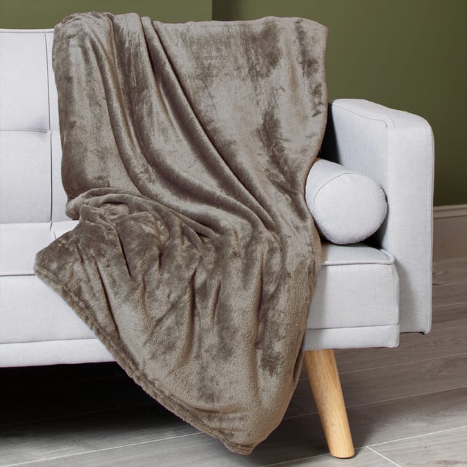 Home Collections Extra Large Super Soft Throw Home Bargains