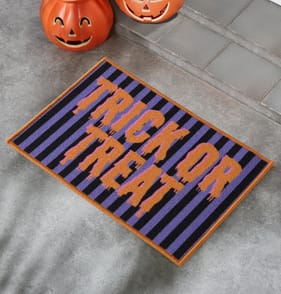 Hallow Scream Washable Door Mat - Trick Or Treat