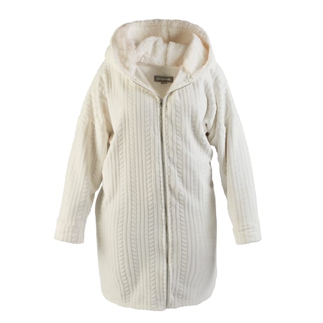 knee length dresses for ladies Undercover Womens Zip Up Towelling Dressing Gown – Slumber Hut