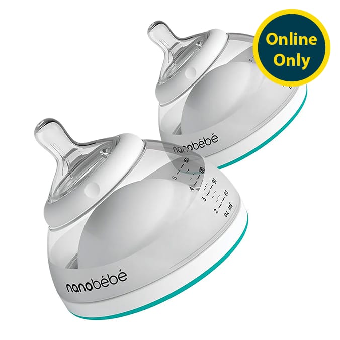 Nanobebe Breastmilk 150ml Bottle 2 Pack