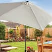 The Outdoor Living Collection Crank & Tilt Parasol 2.7m