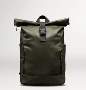  Salisburys PU Leather Rucksack - Green