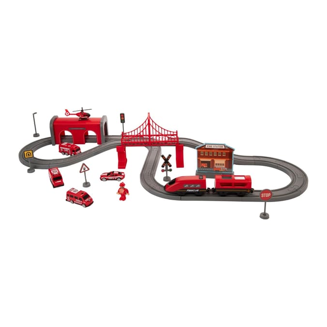 Teamsterz Fire Service Rescue Train Set