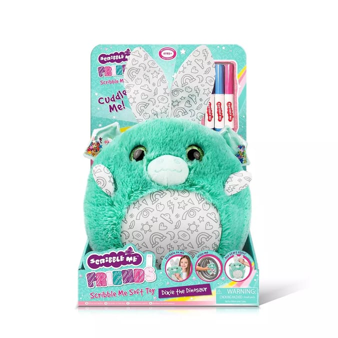 Scribble Me Doodle Furry Plush