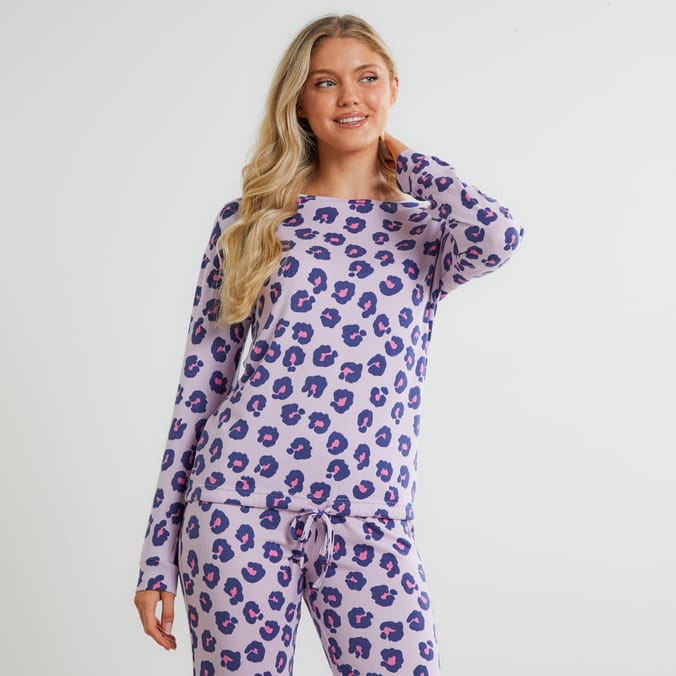 Originals Ladies Animal Print Pyjama Set 