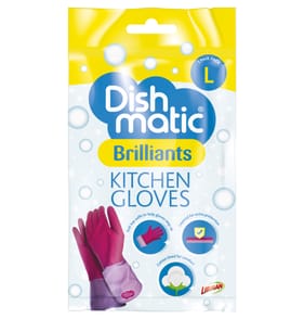 Dishmatic Brilliants Kitchen Gloves - Large