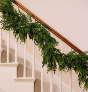 Festive Feeling 6ft Faux Pine Christmas Garland