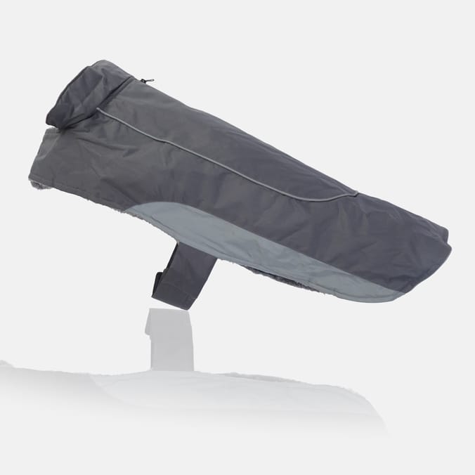 My Pets Dog Coat with Reflective Panels Grey