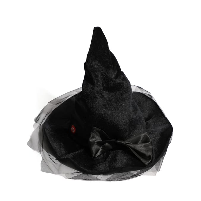 Hallow Scream Animated Witch Hat Decoration
