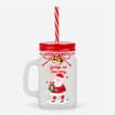 Sleigh Bells Character Mason Jar