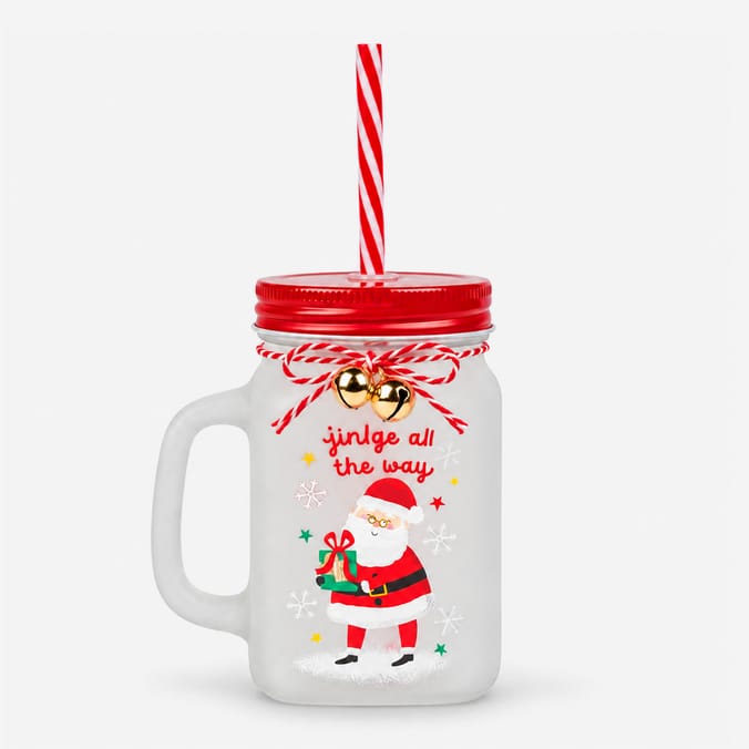 Sleigh Bells Character Mason Jar