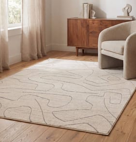 Asiatic Oslo Maze Rug OS01 - Cream/Grey