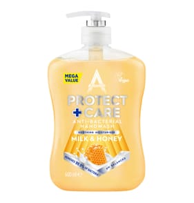 Astonish Protect + Care Anti-Bacterial Handwash Milk & Honey 600ml