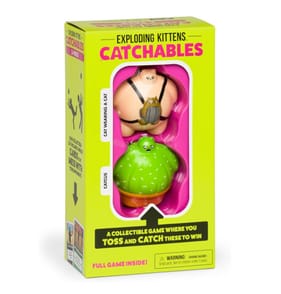 Exploding Kittens Catchables Game - Catcus & Cat Wearing A Cat