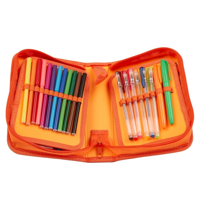 Scribble Pop Shop Gamer 40 Pieces Pencil Case Set