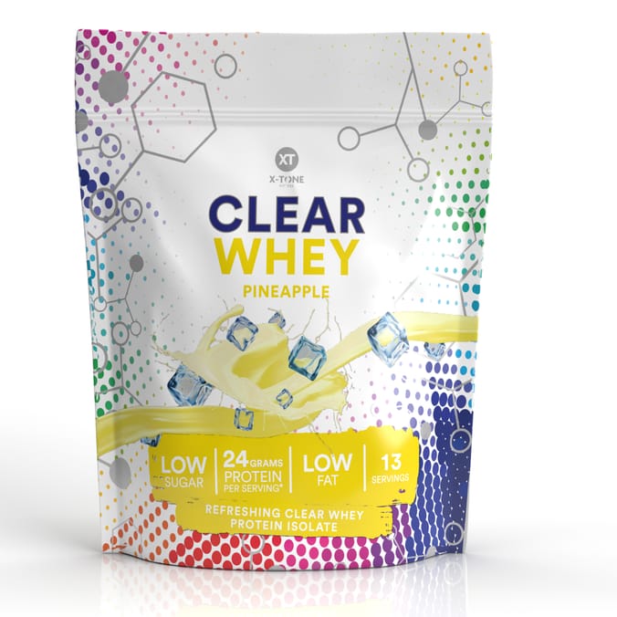 X-Tone Clear Whey Protein Powder 400g - Pineapple