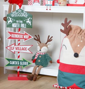 Festive Feeling North Pole Sign