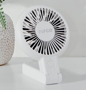 Pifco 2-In-1 Rechargeable Handheld Fan